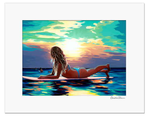 【激安アウトレット!】 Surf_Angel_Matted_Print_grande アート・デザイン・音楽