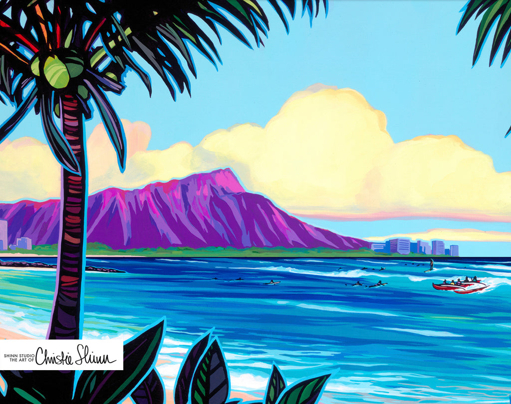 Diamondhead Afternoon Art Print by Christie Shinn