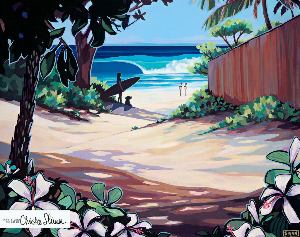 Ehukai Art Print by Christie Shinn
