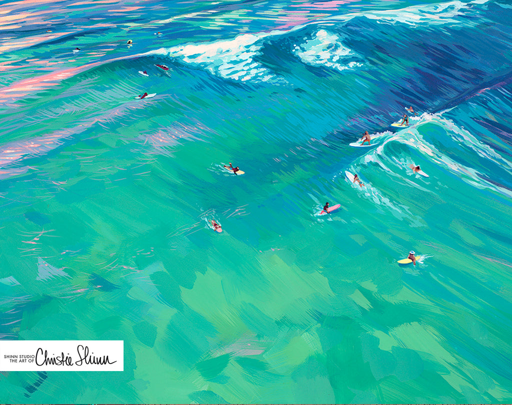 Local Crowd Print by Christie Shinn