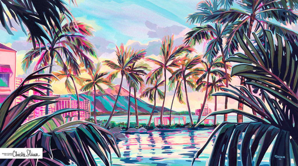 16x24 Sheraton Sunset Giclee on Paper