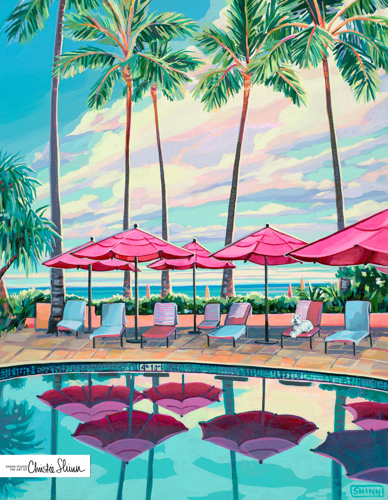 "Pink Umbrellas"
