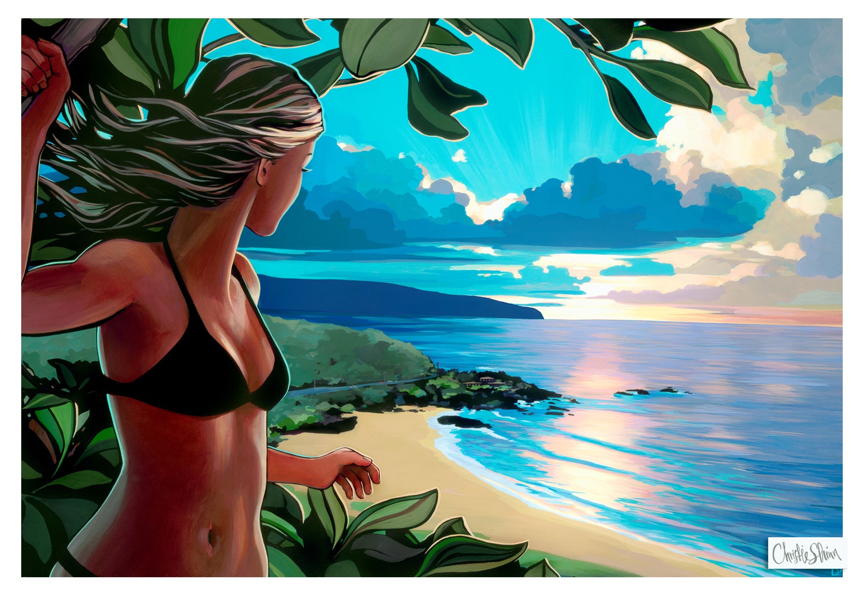 Christie Shinn『 ABOVE WAIMEA 』11×14 inch ABOVE WAIMEA – Shinn Studio