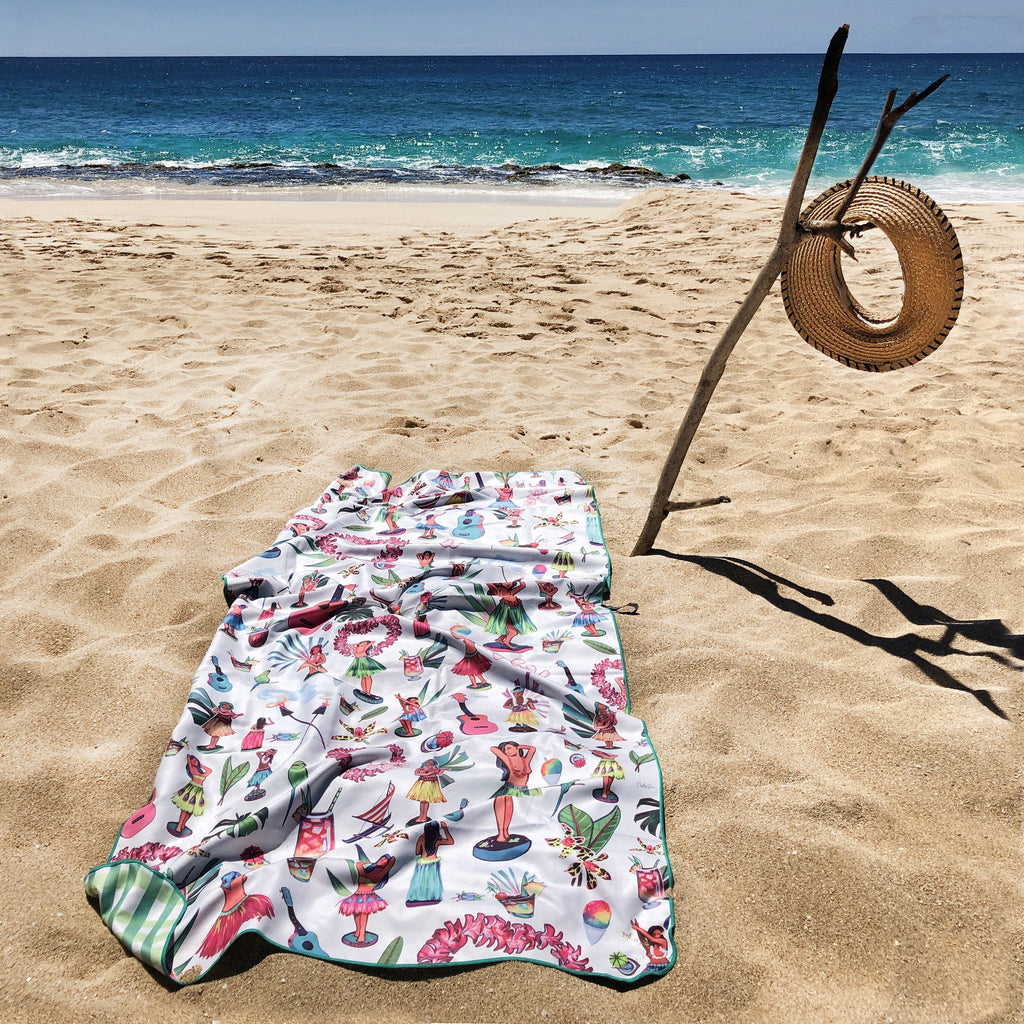 HULA DOLLS - Surfer Towel