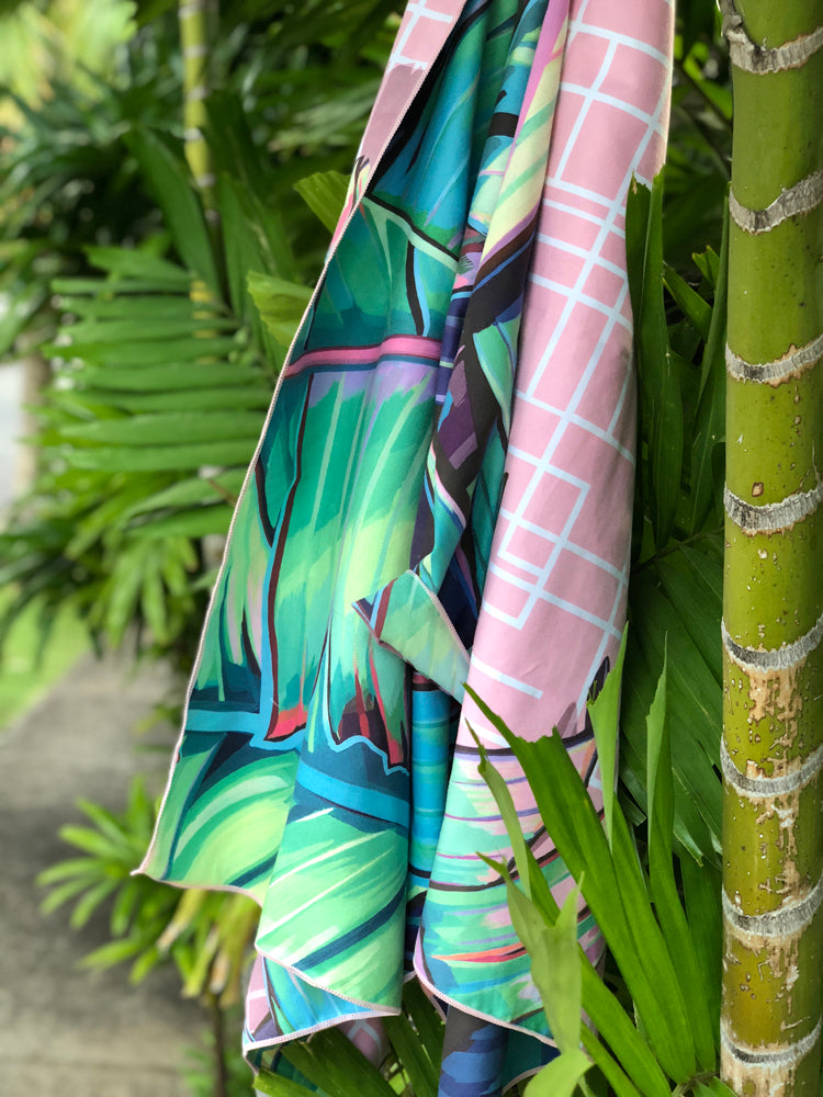 PALM SHADOWS - Surfer Towel