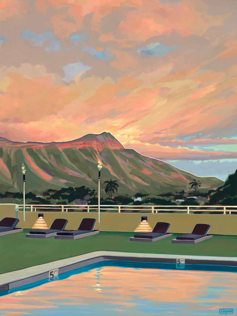 "Diamond Head in Gold"